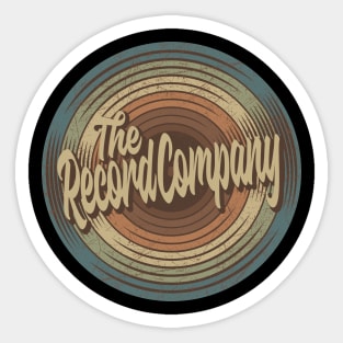 The Record Company Vintage Vinyl Sticker